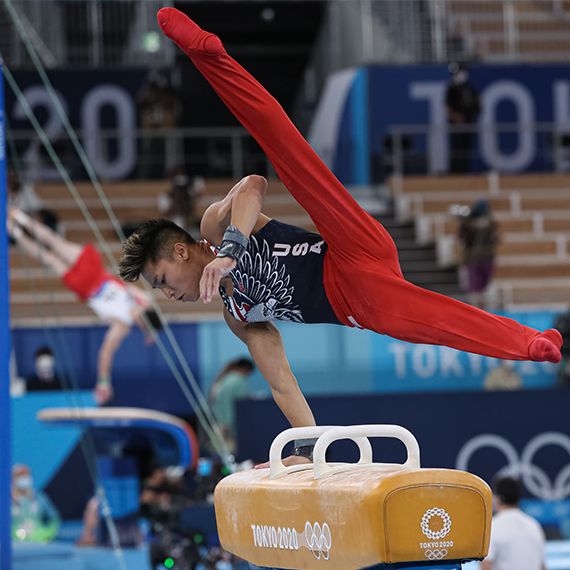 Yul Moldauer Shines at Olympics on Pommel Horse Gymnastics