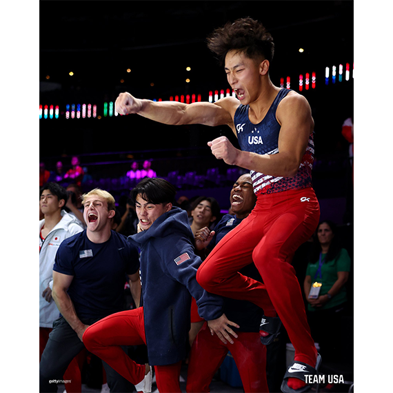 Moldauer Leads U.S. Men's Gymnastics Team to Celebrated Bronze at 2023 World Championships