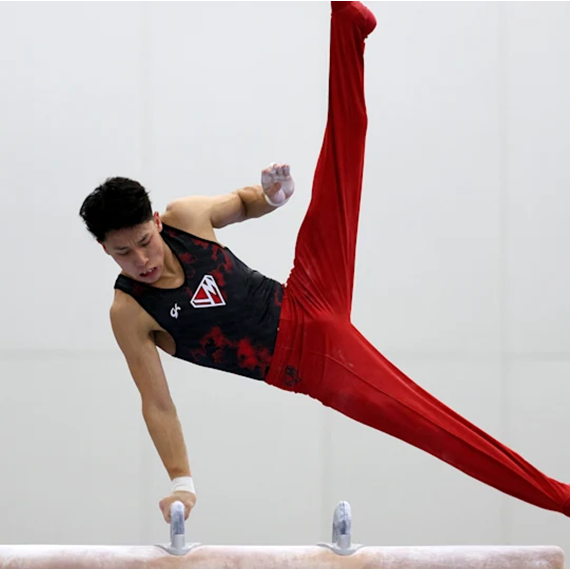 Yul Moldauer surges to win all-around title at Winter Cup